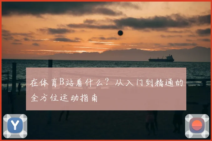 在体育B站看什么？从入门到精通的全方位运动指南